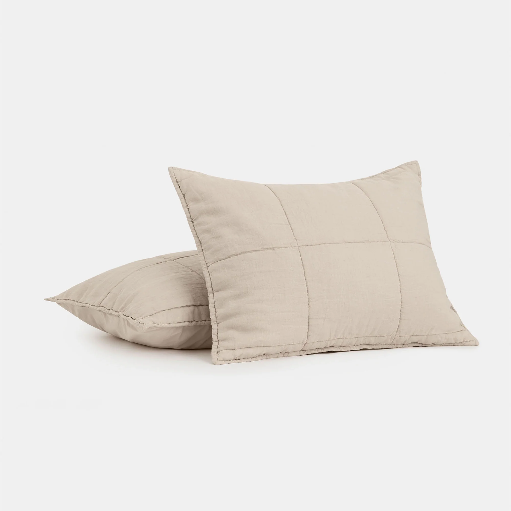Linen Quilted Sham Set - Image 15