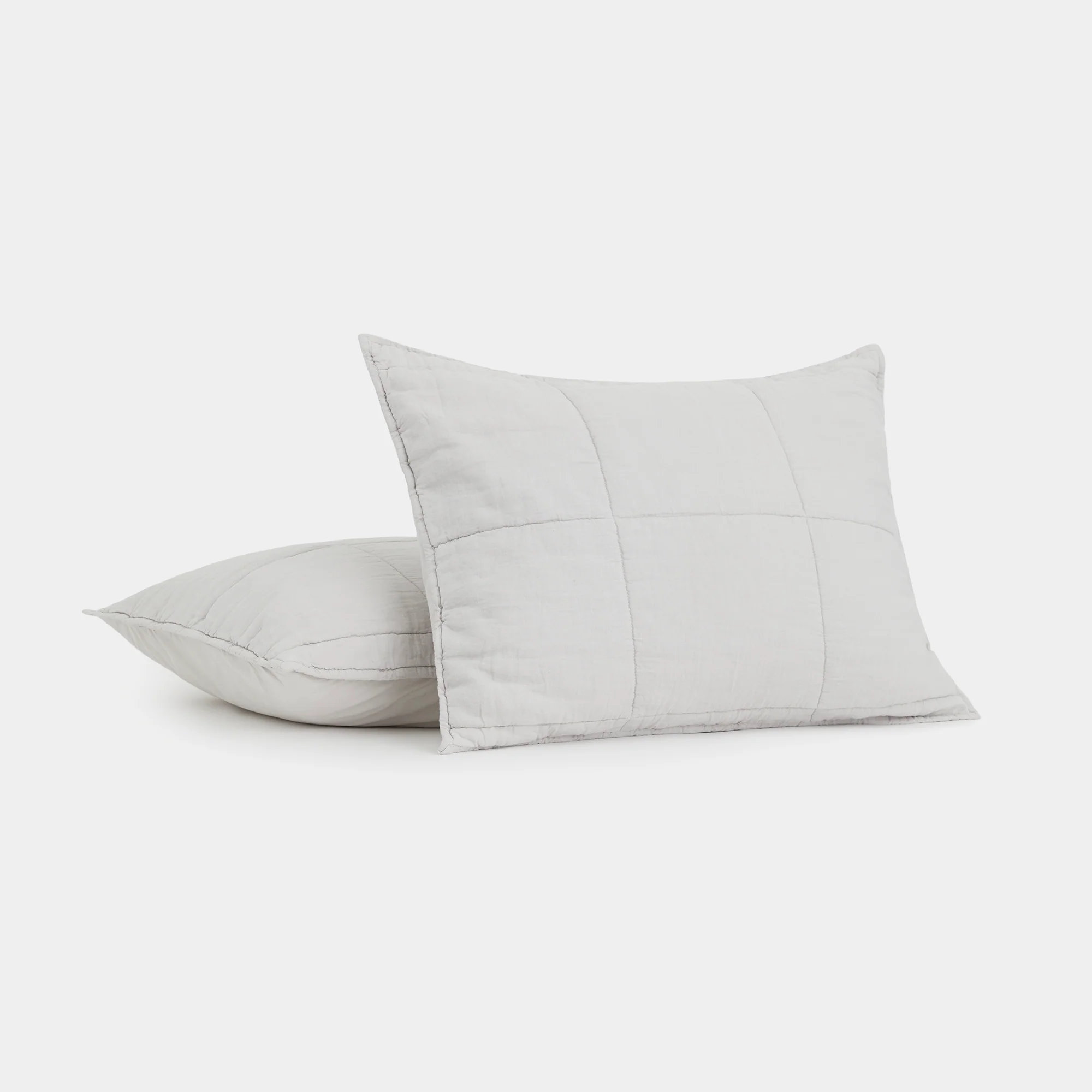 Linen Quilted Sham Set - Image 3